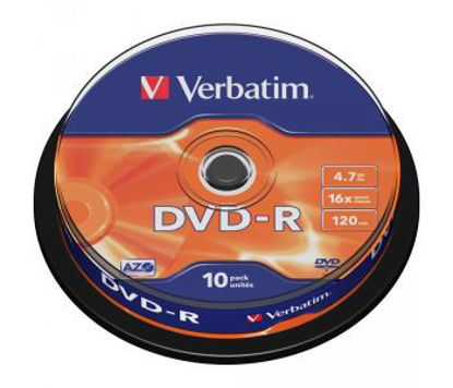 Picture of DVD-R Verbatim #43523 4,7GB 16x sp10