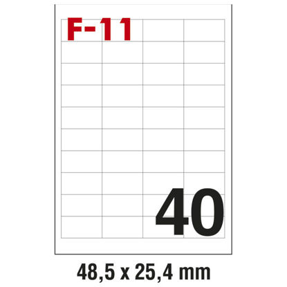 Slika Etikete ILK 48,5x25,4mm pk100L Fornax F-11