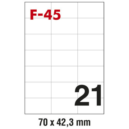 Picture of Etikete ILK 70x42,3mm pk100L Fornax F-45