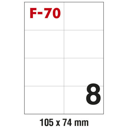 Slika Etikete ILK 105x74mm pk100L Fornax F-70