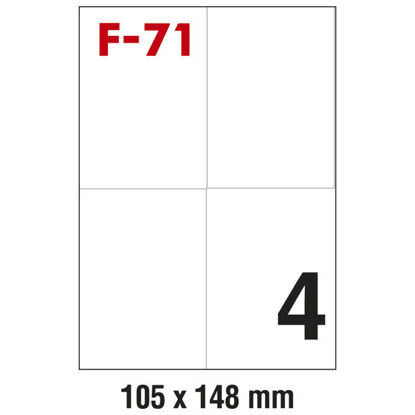 Picture of Etikete ILK 105x148mm pk100L Fornax F-71