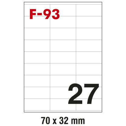 Slika Etikete ILK 70x32mm pk100L Fornax F-93