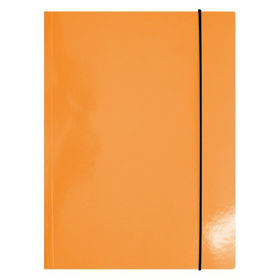 Prikažite detalje za Fascikl klapa s gumicom karton plastificirani A4 Fornax narančasti Slika Fascikl klapa s gumicom karton plastificirani A4 Fornax narančasti