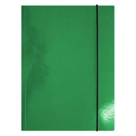 Prikažite detalje za Fascikl klapa s gumicom karton plastificirani A4 Fornax zeleni Slika Fascikl klapa s gumicom karton plastificirani A4 Fornax zeleni