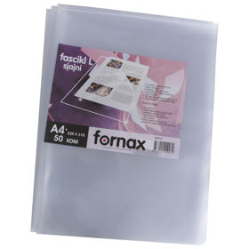 Prikažite detalje za Fascikl "L" 100my pp A4 sjajni pk50 Fornax prozirni Slika Fascikl "L" 100my pp A4 sjajni pk50 Fornax prozirni