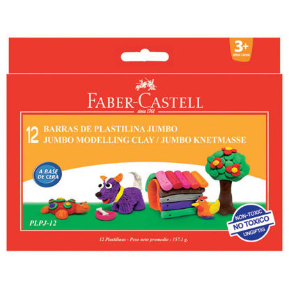 Slika Plastelin 12boja karton Faber Castell 120811 blister