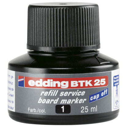 Slika Tinta za marker (za bijelu ploču) 25ml Edding BTK25 crna