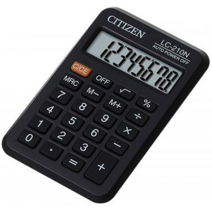 Picture of Kalkulator komercijalni 8mjesta Citizen LC-210NR crni
