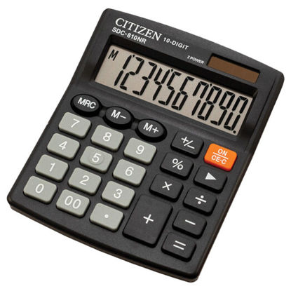 Picture of Kalkulator komercijalni 10mjesta Citizen SDC-810NR crni blister