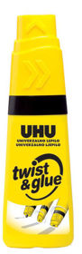 Prikažite detalje za Ljepilo univerzalno 35ml Twist&Glue UHU crno Slika Ljepilo univerzalno 35ml Twist&Glue UHU crno