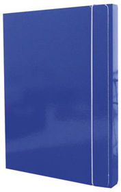 Prikažite detalje za Mapa s gumicom hrbat-30mm A4 karton Fornax plava Slika Mapa s gumicom hrbat-30mm A4 karton Fornax plava