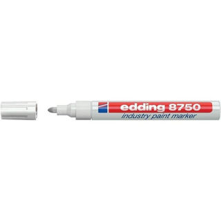 Slika Marker industrijski lakirajući 2-4mm Edding 8750 bijeli