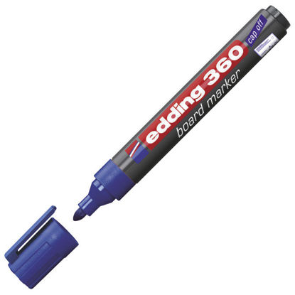 Slika Marker za bijelu ploču 1,5-3mm Edding 360 plavi
