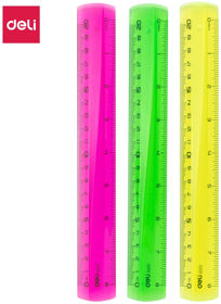 Prikažite detalje za Ravnalo Deli 20Cm Boja Slika Ravnalo Deli 20Cm Boja