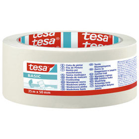 Prikažite detalje za Traka ljepljiva krep 50mm/35m Basic Tesa Slika Traka ljepljiva krep 50mm/35m Basic Tesa