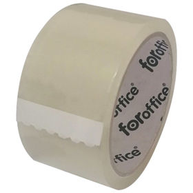 Prikažite detalje za Traka ljepljiva 48mm/66m akrilna bešumna 25my FORoffice prozirna Slika Traka ljepljiva 48mm/66m akrilna bešumna 25my FORoffice prozirna