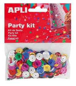 Prikažite detalje za Confetti šljokice razne boje Apli 11mm 14g 13819 Slika Confetti šljokice razne boje Apli 11mm 14g 13819