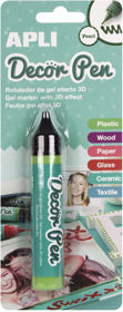 Prikažite detalje za Marker Apli decor pen 3D efekt pearl zeleni 15008 Slika Marker Apli decor pen 3D efekt pearl zeleni 15008