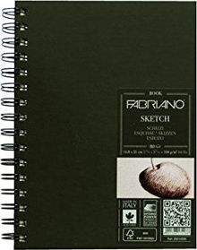 Prikažite detalje za Blok Fabriano sketchbook okomiti A5 110g 80L 28014550 Slika Blok Fabriano sketchbook okomiti A5 110g 80L 28014550