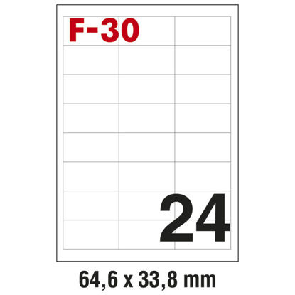 Picture of Etikete ILK 64,6x33,8mm pk100L Fornax F-30