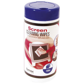 Prikažite detalje za Sredstvo za čišćenje ekrana-vlažne maramice pk100 Fornax Slika Sredstvo za čišćenje ekrana-vlažne maramice pk100 Fornax