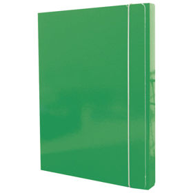 Prikažite detalje za Mapa s gumicom hrbat-30mm A4 karton Fornax zelena Slika Mapa s gumicom hrbat-30mm A4 karton Fornax zelena