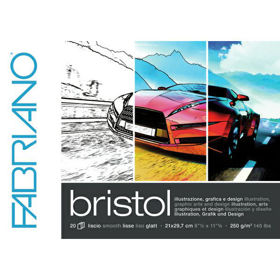 Prikažite detalje za Blok Fabriano bristol A4 20L 250g 19002129 Slika Blok Fabriano bristol A4 20L 250g 19002129