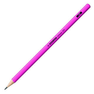 Slika Grafitna olovka drvena Stabilo Schwan 317 neon roza HB