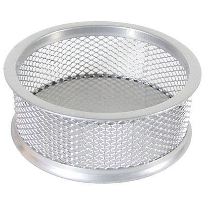 Slika Čaša za spajalice metalna žica fi-9,5xh-3,2cm LD01-199 Fornax srebrna