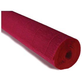 Prikažite detalje za Papir krep 180g 50x250cm Cartotecnica Rossi 586 tamno crveni Slika Papir krep 180g 50x250cm Cartotecnica Rossi 586 tamno crveni