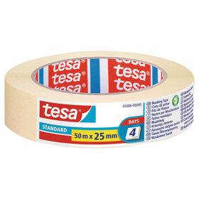 Prikažite detalje za Traka ljepljiva krep 25mm/50m Standard eko Tesa Slika Traka ljepljiva krep 25mm/50m Standard eko Tesa