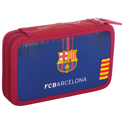 Slika Pernica puna 2zipa FC Barcelona Astra plavo/crvena