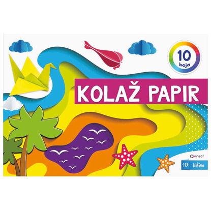 Picture of Kolaž papir 10 listova A4 Connect