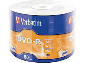 Prikažite detalje za DVD-R Verbatim #43788 4,7GB 16x ww50 Slika DVD-R Verbatim #43788 4,7GB 16x ww50