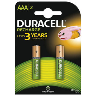 Slika Baterija za punjenje 1,2V AAA pk2 Duracell HR03 blister