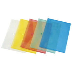 Prikažite detalje za Kuverte s gumbom A4 pp Donau  prozirne crvene Slika Kuverte s gumbom A4 pp Donau  prozirne crvene