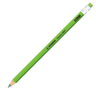 Slika Olovka grafitna s gumicom Stabilo Neon 4907 HB zelena