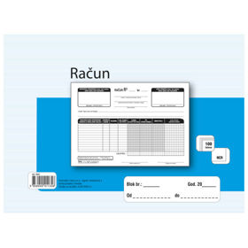 Prikažite detalje za Obrazac A-641/NCR račun A5 (bezgotovinski) Fokus Slika Obrazac A-641/NCR račun A5 (bezgotovinski) Fokus