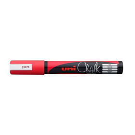Prikažite detalje za Marker Uni pwe-5m kreda crveni Slika Marker Uni pwe-5m kreda crveni