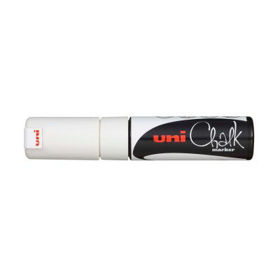 Prikažite detalje za Marker Uni pwe-8k kreda bijeli Slika Marker Uni pwe-8k kreda bijeli