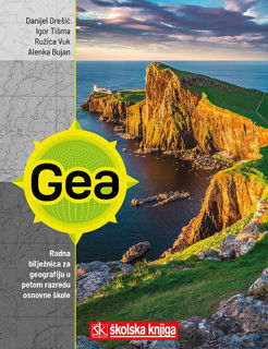 Slika GEA 1 - radna bilježnica za geografiju u 5. razredu osnovne škole