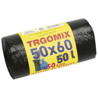 Slika Vreća za smeće  40L 50x60cm HD pk50 Trgomix