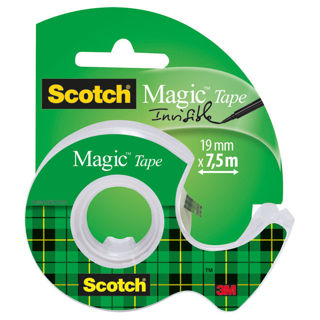 Slika Traka ljepljiva nevidljiva 19mm/ 7,5m Scotch Magic 3M.blister
