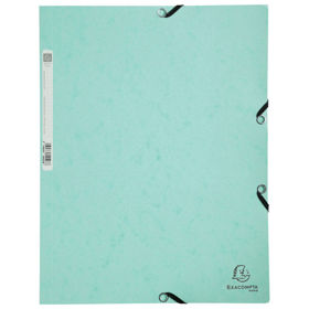 Prikažite detalje za Fascikl klapa s gumicom karton A4 Aquarel Exacompta 55533E pastelno zelena Slika Fascikl klapa s gumicom karton A4 Aquarel Exacompta 55533E pastelno zelena