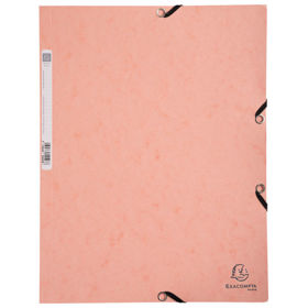 Prikažite detalje za Fascikl klapa s gumicom karton A4 Aquarel Exacompta 55527E pastelno koraljna Slika Fascikl klapa s gumicom karton A4 Aquarel Exacompta 55527E pastelno koraljna