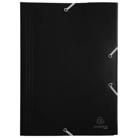 Prikažite detalje za Fascikl klapa s gumicom pp A4 Exacompta 55901E crni ~ 30 Slika Fascikl klapa s gumicom pp A4 Exacompta 55901E crni ~ 30