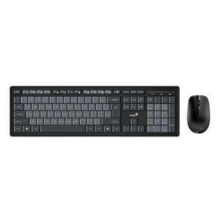 Slika Tipkovnica i miš GENIUS Smart KM-8200 - bežični - crno siva